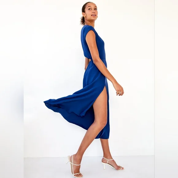 Aritzia Babaton Hampton Dress, Royal Blue - Picture 2 of 9